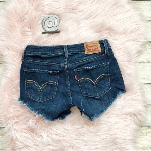 Levi's Pants - Levi's | 535 Super Skinny Custom Dark Shorts SIZE 4/27